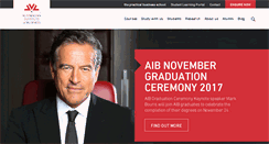 Desktop Screenshot of aib.edu.au